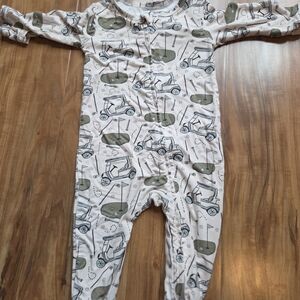 Caden Lane Kids Zipper Footie: 0-3 Months